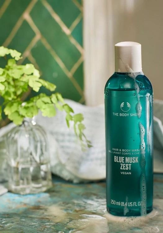 Blue Musk Zest Hair & Body Wash