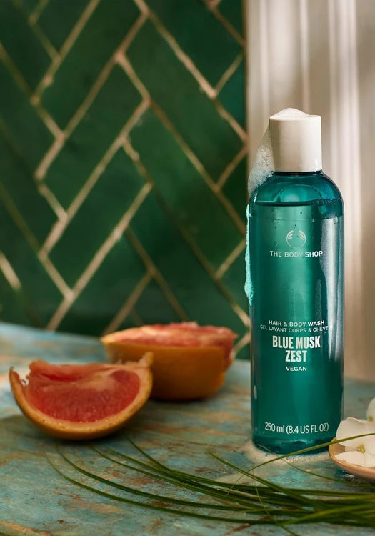 Blue Musk Zest Hair & Body Wash