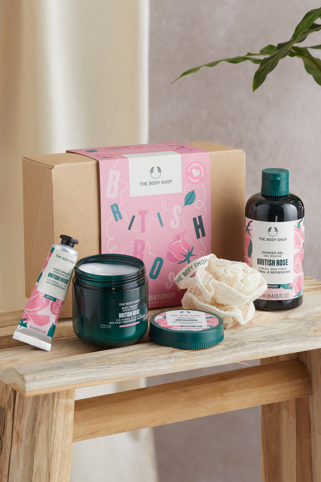 Nourish & Flourish British Rose Gift Set