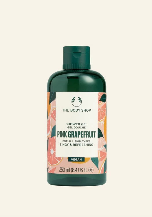 Roze grapefruit douchegel