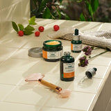 Rose Quartz Facial Massage Dual Roller