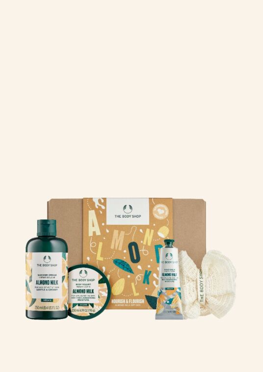 Amandelmelk Essentials cadeauset