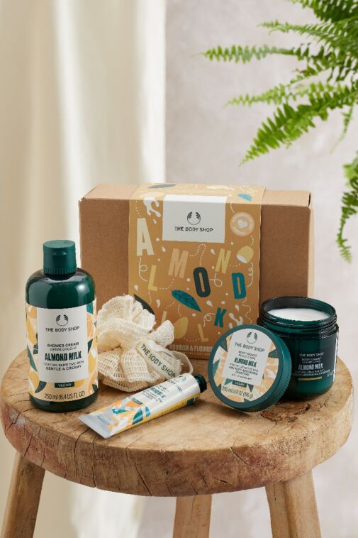 Amandelmelk Essentials cadeauset